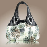 flower pattern Top-Handle Bags for Girls Hobos small Women Leather tote Bag Women Bag Female