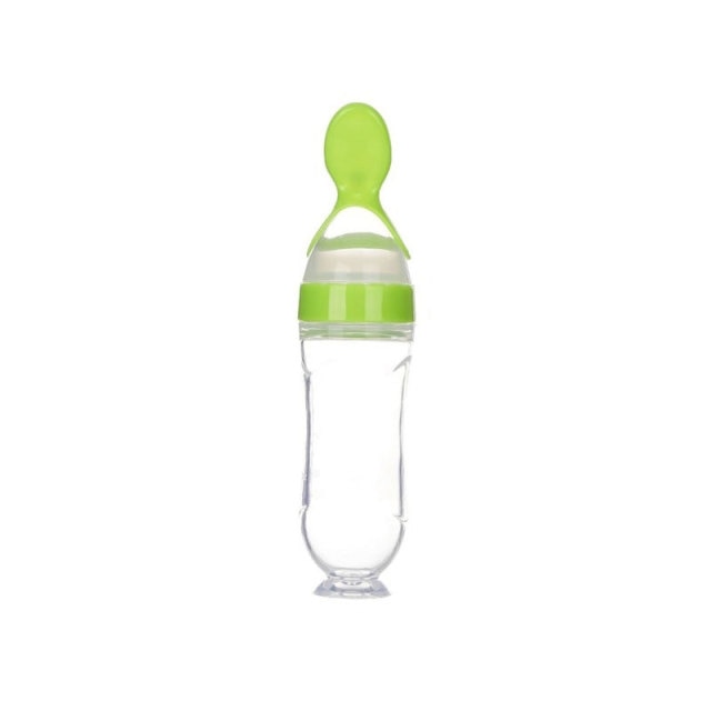 Baby Spoon Bottle Feeder Dropper Silicone Spoons for Feeding Medicine Kids