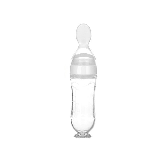 Baby Spoon Bottle Feeder Dropper Silicone Spoons for Feeding Medicine Kids