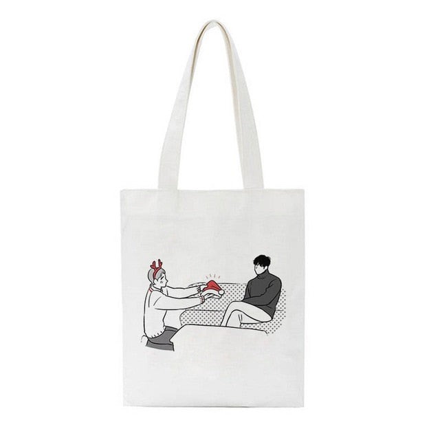 2021 Summer Sangwoo Yoonbum Killing Stalking Shoulder Canvas Bags