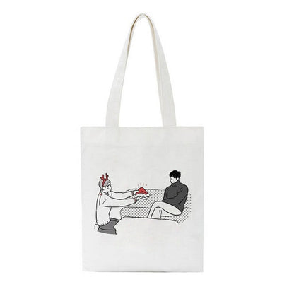 2021 Summer Sangwoo Yoonbum Killing Stalking Shoulder Canvas Bags