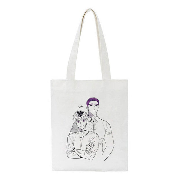 2021 Summer Sangwoo Yoonbum Killing Stalking Shoulder Canvas Bags
