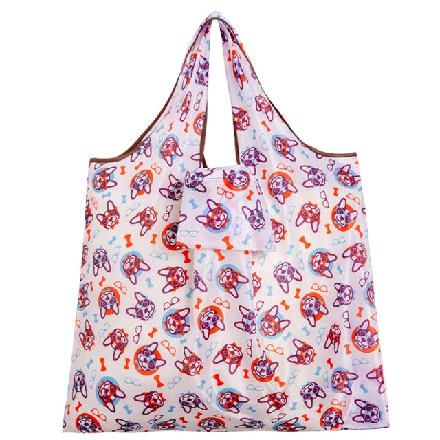 BIG Eco-Friendly Folding Shopping Bag Reusable Portable Shoulder