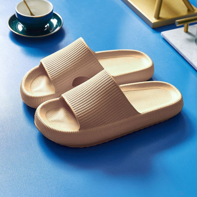 Thick Platform Slippers Women Indoor Bathroom Slipper Soft EVA Anti-slip Lovers