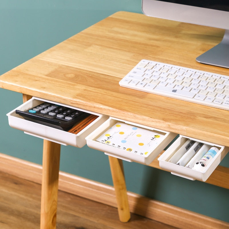 Storage Box Desk Organizer Free Punch Stationery Case Pencil Tray Pen Holder Office Stationery Desk Drawer Office Accessories