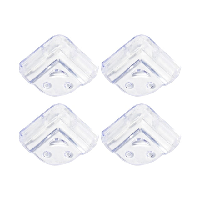 4Pcs Child Baby Safety Silicone Protector Table Corner Edge Protection