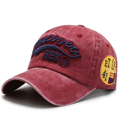 2021 Summer Women Men Baseball Cap Solid Snapback Letter Embroidery