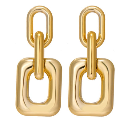 FNIO Fashion Vintage Earrings For Women Big Geometric