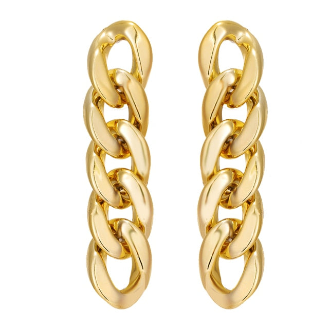 FNIO Fashion Vintage Earrings For Women Big Geometric