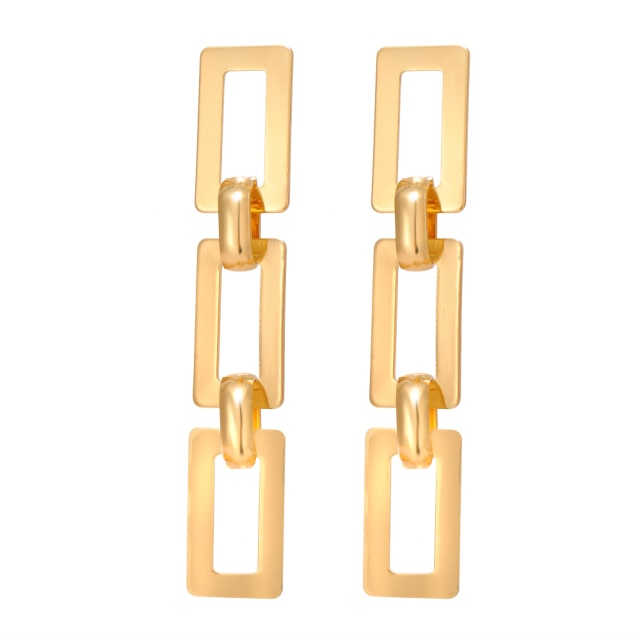 FNIO Fashion Vintage Earrings For Women Big Geometric