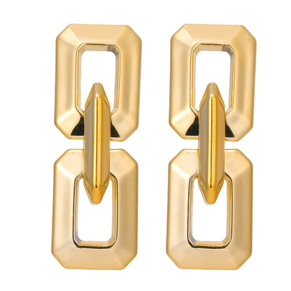 FNIO Fashion Vintage Earrings For Women Big Geometric