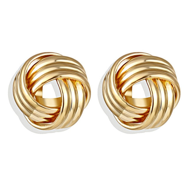 FNIO Fashion Vintage Earrings For Women Big Geometric