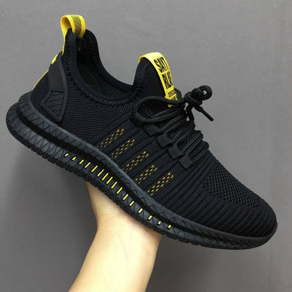 Fashion Men Sneakers Mesh Casual Shoes Lac-up Mens Shoes Lightweight