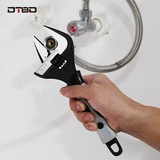DTBD Adjustable Wrench Stainless Steel Universal Spanner Mini Nut Key
