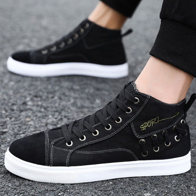 Canvas Shoes Men Sneakers 2021 Autumn Sneakers Designer Mens High Top Shoes Casual Sneakers