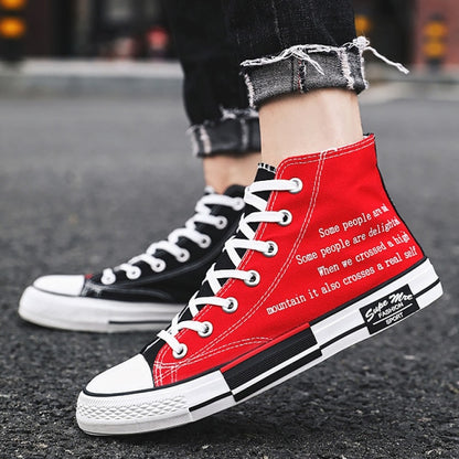 Canvas Shoes Men Sneakers 2021 Autumn Sneakers Designer Mens High Top Shoes Casual Sneakers