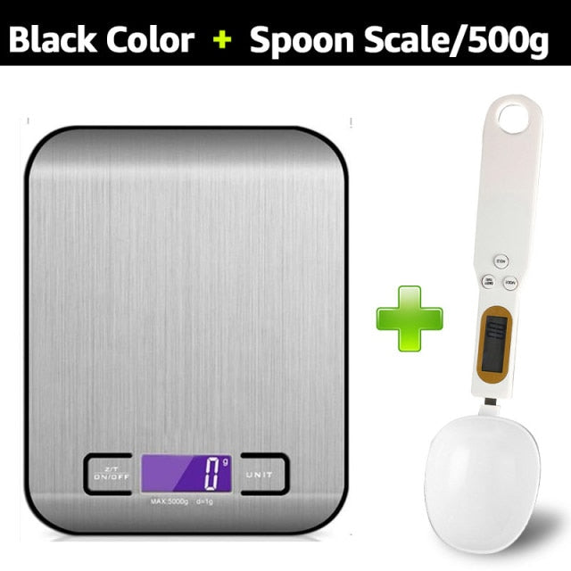 Digital Kitchen Scale 5kg/10kg Food Multi-Function 304 Stainless Steel Balance