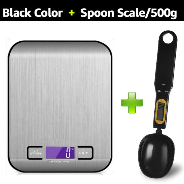 Digital Kitchen Scale 5kg/10kg Food Multi-Function 304 Stainless Steel Balance