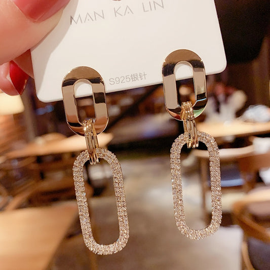 New Women's Earrings Korean Stud Earrings for Women Vintage