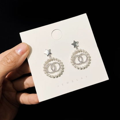 New Women's Earrings Korean Stud Earrings for Women Vintage