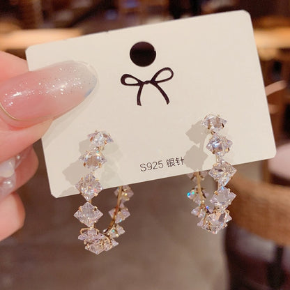 New Women's Earrings Korean Stud Earrings for Women Vintage