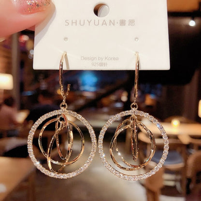 New Women's Earrings Korean Stud Earrings for Women Vintage