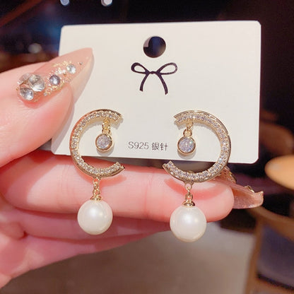 New Women's Earrings Korean Stud Earrings for Women Vintage
