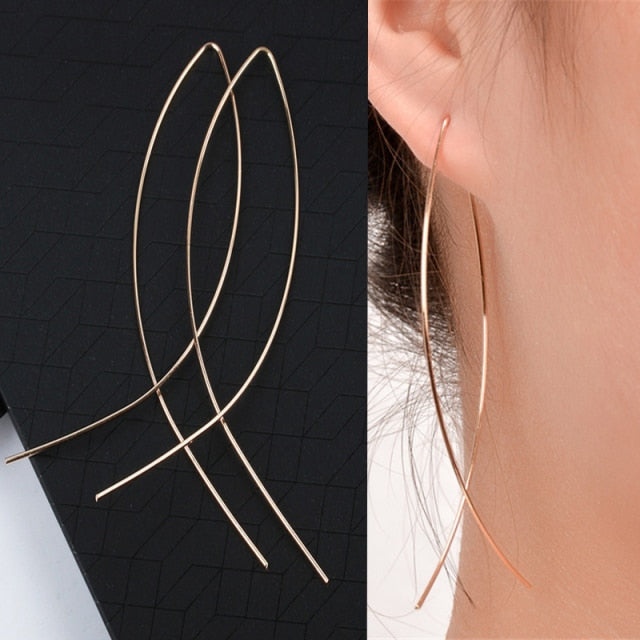 New Women's Earrings Korean Stud Earrings for Women Vintage