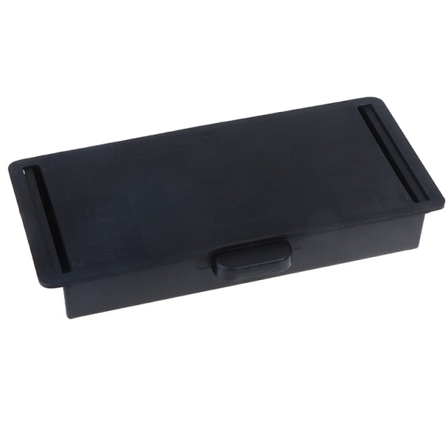 Self-Adhesive Under Desk Drawer Hidden Storage Box Makeup Organizer Self Stick School Stationery Case Pencil Tray Pen Holder