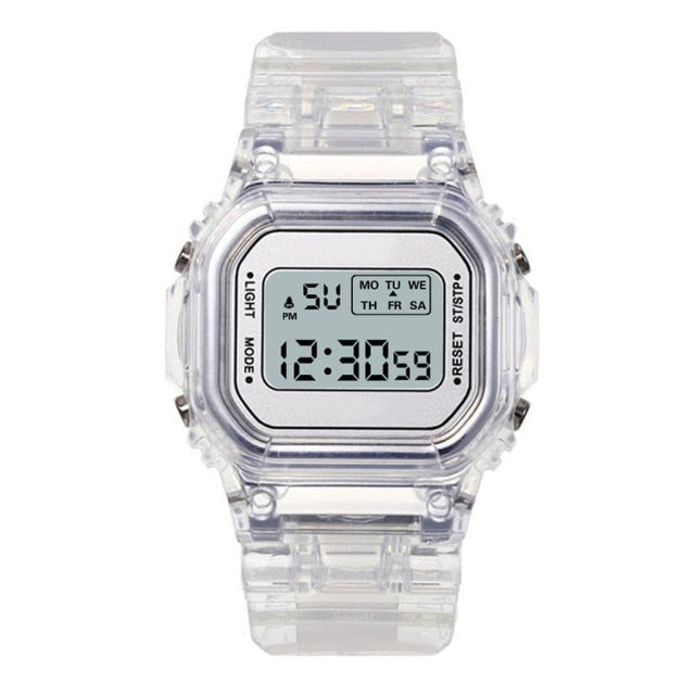 Women Men Unisex Watch Gold Silver Black Vintage LED Digital Sports Military