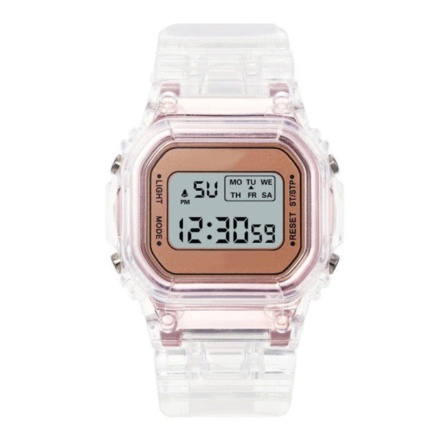 Women Men Unisex Watch Gold Silver Black Vintage LED Digital Sports Military
