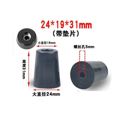 1pack Black Rubber Feet Chair Floor Protector Non-slip Furniture Foot Table Leg Cover Cabinet Bottom Pads Funiture Accessories