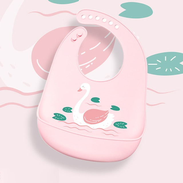 Bopoobo Baby Bib Adjustable Animal Picture Waterproof Saliva