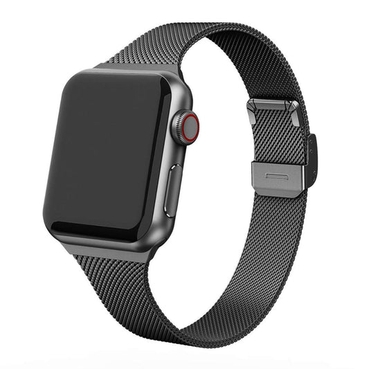 strap For Apple Watch band 44mm 40mm Stainless steel metal bracelet correa