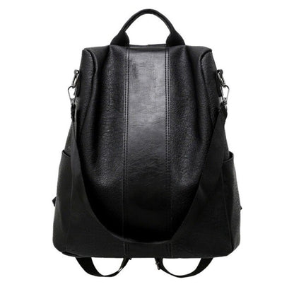 Hot Selling Fashion Women's Backpack PU Leather Rucksack Travel Colorful