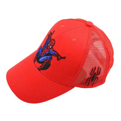 Disney Anime Spiderman Baseball Cap For Boys Girls Autumn Baby Hats Children'