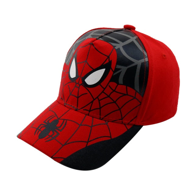 Disney Anime Spiderman Baseball Cap For Boys Girls Autumn Baby Hats Children&#39