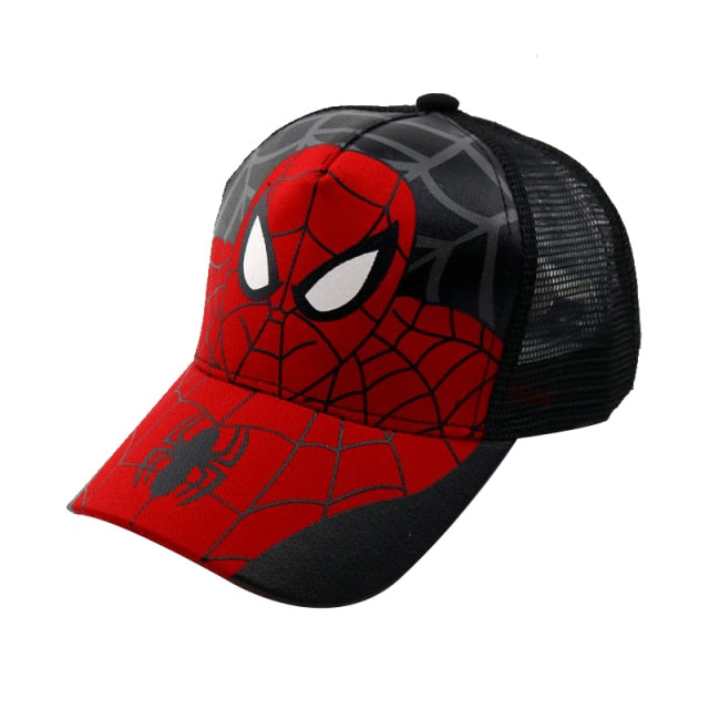 Disney Anime Spiderman Baseball Cap For Boys Girls Autumn Baby Hats Children'