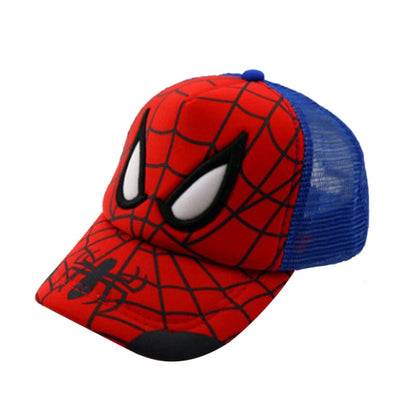 Disney Anime Spiderman Baseball Cap For Boys Girls Autumn Baby Hats Children'