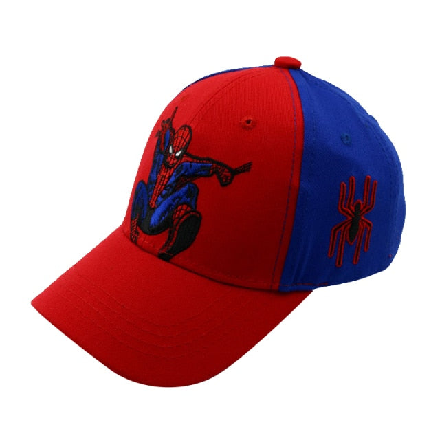 Disney Anime Spiderman Baseball Cap For Boys Girls Autumn Baby Hats Children&#39