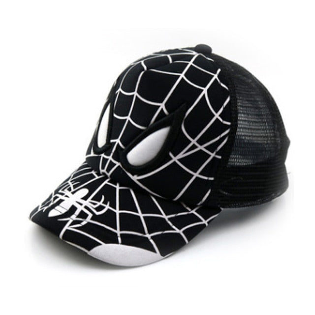 Disney Anime Spiderman Baseball Cap For Boys Girls Autumn Baby Hats Children'