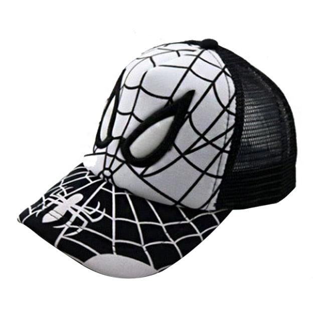 Disney Anime Spiderman Baseball Cap For Boys Girls Autumn Baby Hats Children'