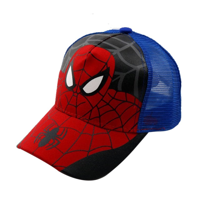 Disney Anime Spiderman Baseball Cap For Boys Girls Autumn Baby Hats Children'