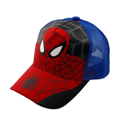 Disney Anime Spiderman Baseball Cap For Boys Girls Autumn Baby Hats Children'