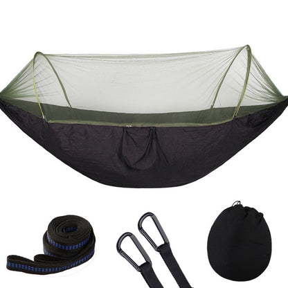 2021 Camping Hammock with Mosquito Net Pop-Up Light Portable Outdoor