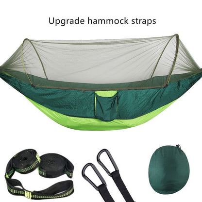 2021 Camping Hammock with Mosquito Net Pop-Up Light Portable Outdoor