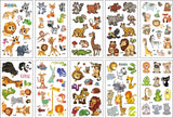 10 Sheets/Set Children Cute Cartoon Unicorn Temporary Tattoo Stickers Baby
