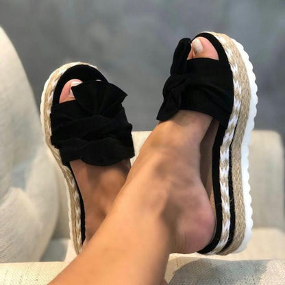 Slippers Women Sandals Platform Sandals Shoes Women Bow 2021 Summer Sandals