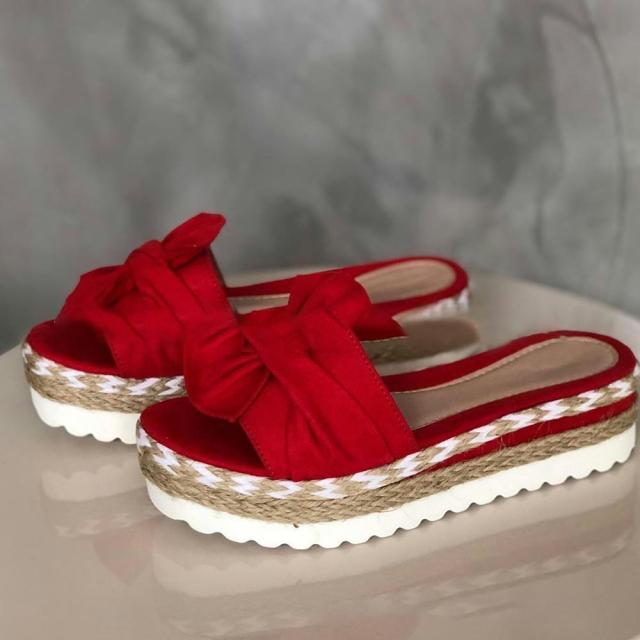 Slippers Women Sandals Platform Sandals Shoes Women Bow 2021 Summer Sandals
