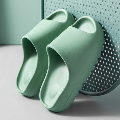 Home Women Thick Bottom Slippers Platform Chunky Heel Living Room Bathroom Slides Non Slip Trend Designer Shoes Ladies Female
